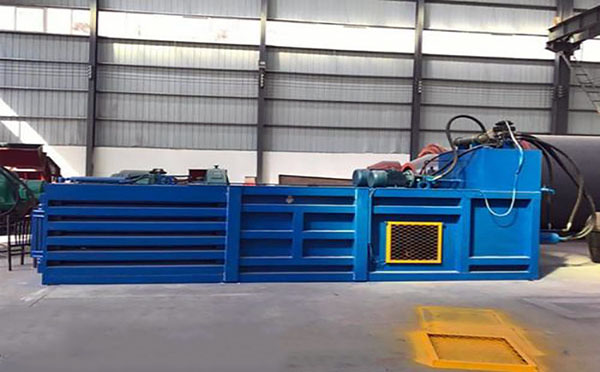 160噸臥式廢紙打包機泄壓